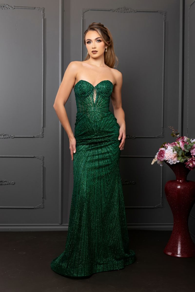 Sweetheart Floor-Length Sequin Prom Mermaid/Trumpet May Queen MQ2195