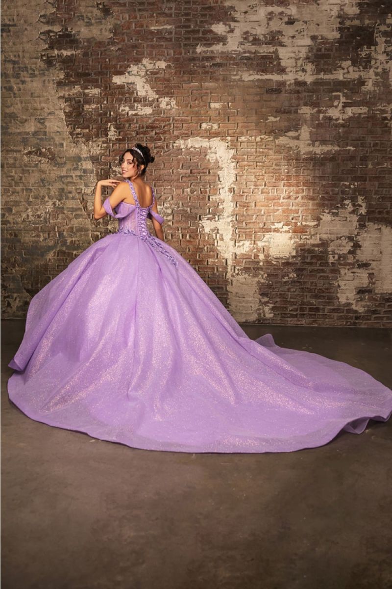 Sweetheart Floor-Length Tulle Quinceañera Ball Gown May Queen LK250