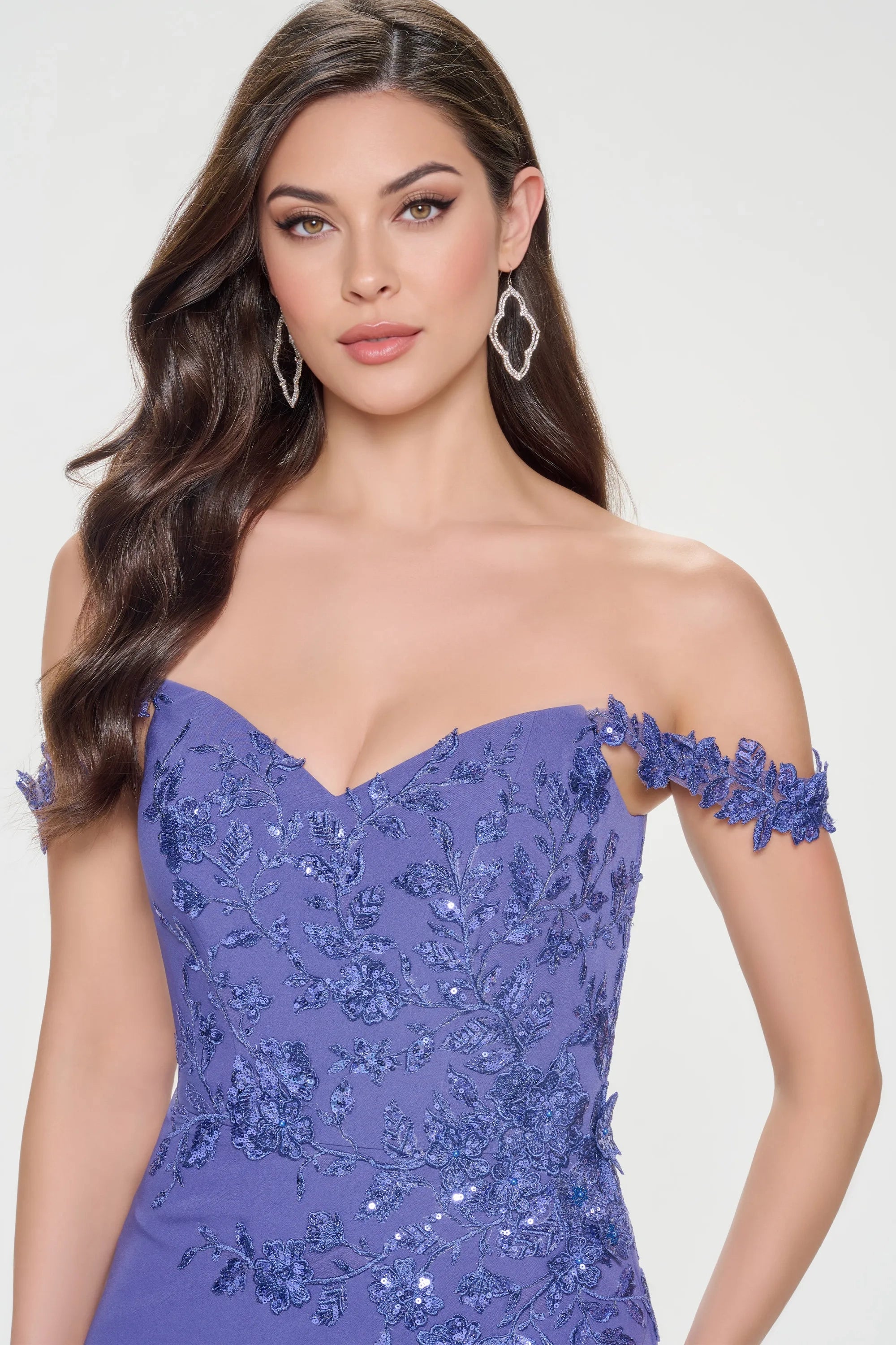 Formal Dresses Long Formal A Line Sequin Evening Gown Delphinium