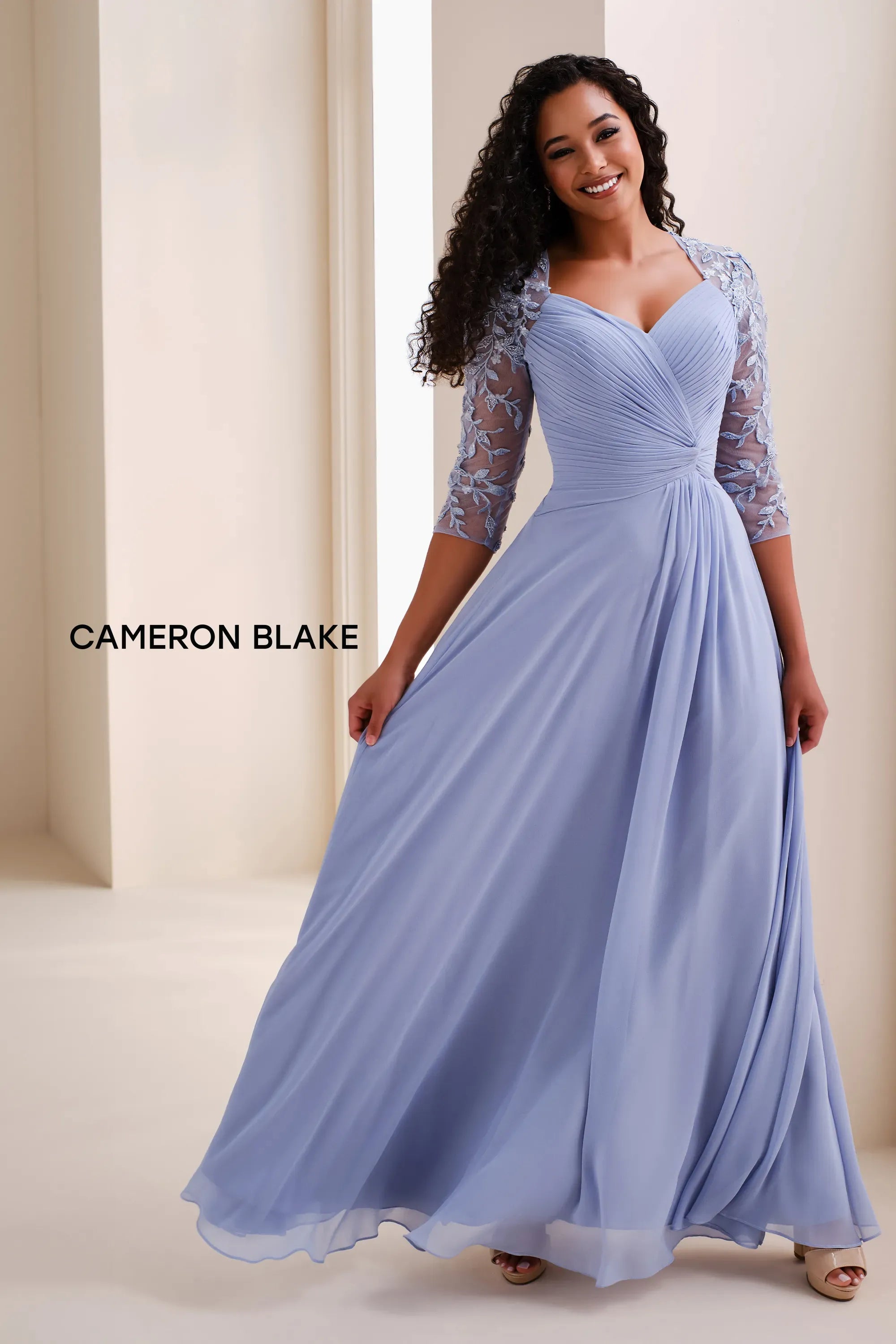 Mother of the Bride Dresses Long Formal Lace Applique Mother of the Bride Dress Powder Blue