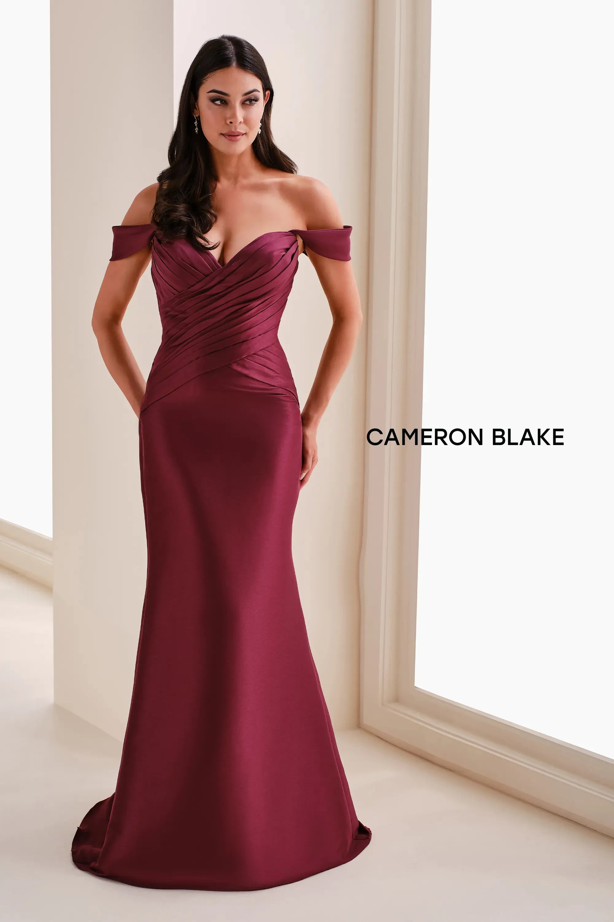 Formal Dresses Long Formal Fitted Prom Dress Burgundy