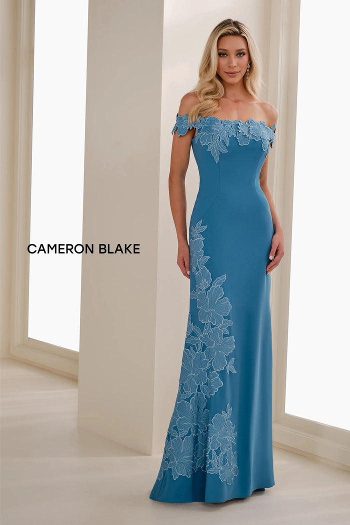 Formal Dresses Long Formal Floral Mermaid Dress Cornflower