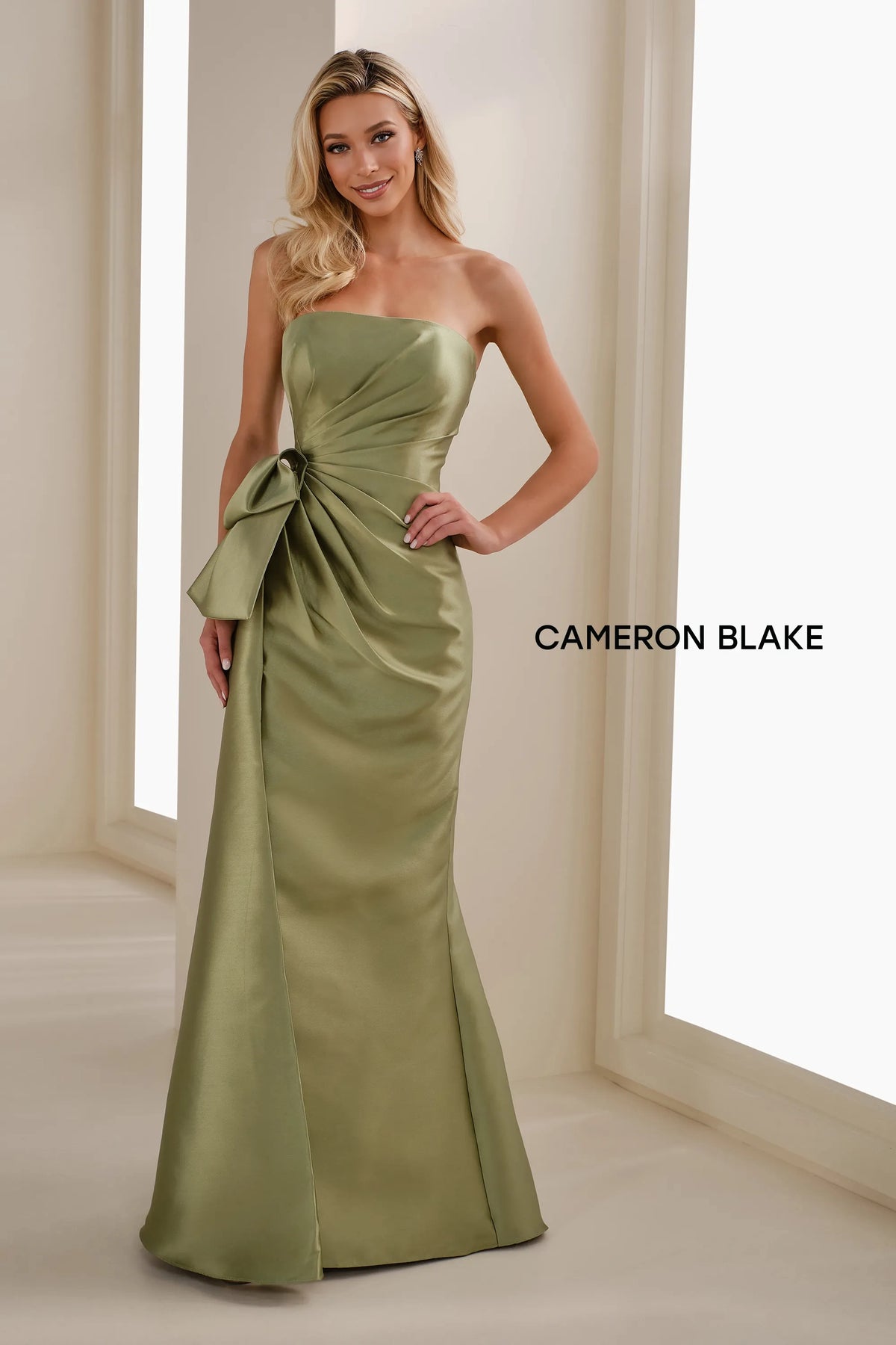 Formal Dresses Long Mermaid Formal Pleated Evening Gown Apple Green