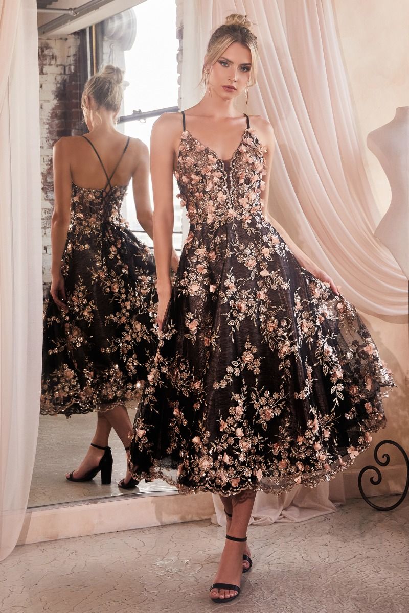 Patterned cocktail dress shop