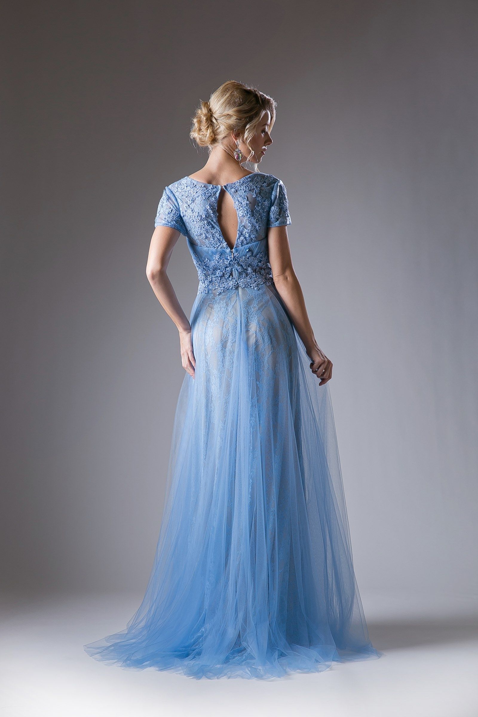 Formal Dresses Long Formal Beaded Formal Dress Perry Blue