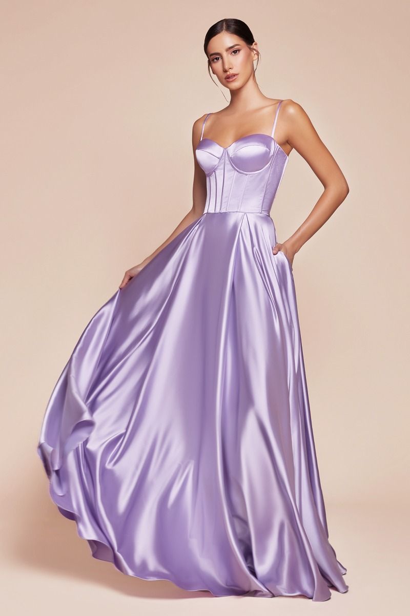 LaDivine CD337 Formal A Line Prom Long Dress