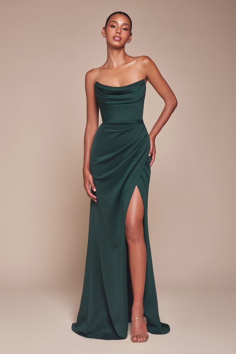 Formal Dresses Prom Formal Long Fitted Dress Emerald