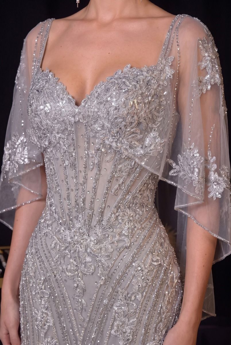 Sweetheart Floor-Length Tulle Formal Mermaid LaDivine 637