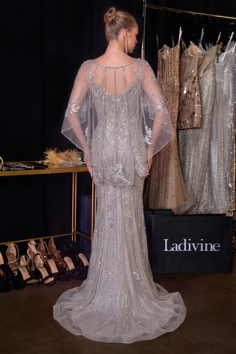 Sweetheart Floor-Length Tulle Formal Mermaid LaDivine 637