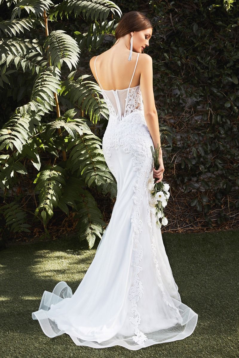 LaDivine CD937W Mermaid Illusion Wedding Dress