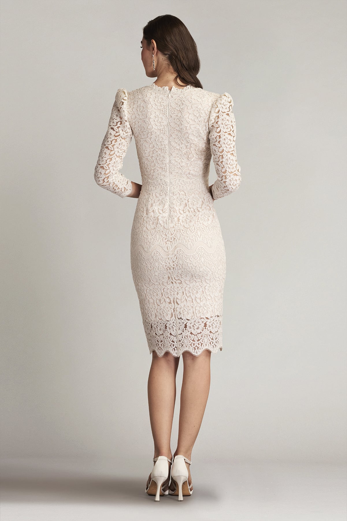 Cocktail Dresses Short Lace Cocktail Dress Ivory/Petal