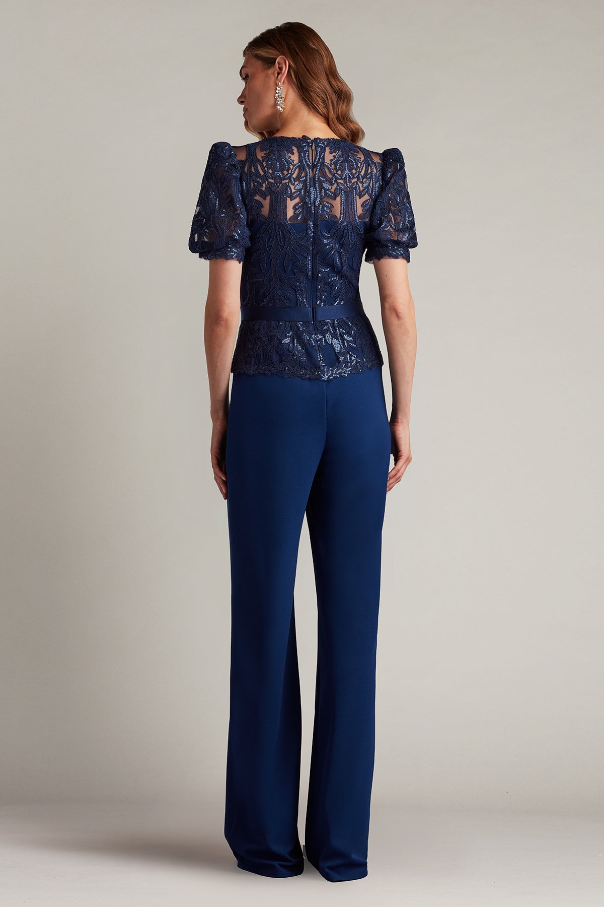 Jumpsuit Lace Formal Long Jumpsuit Midnight