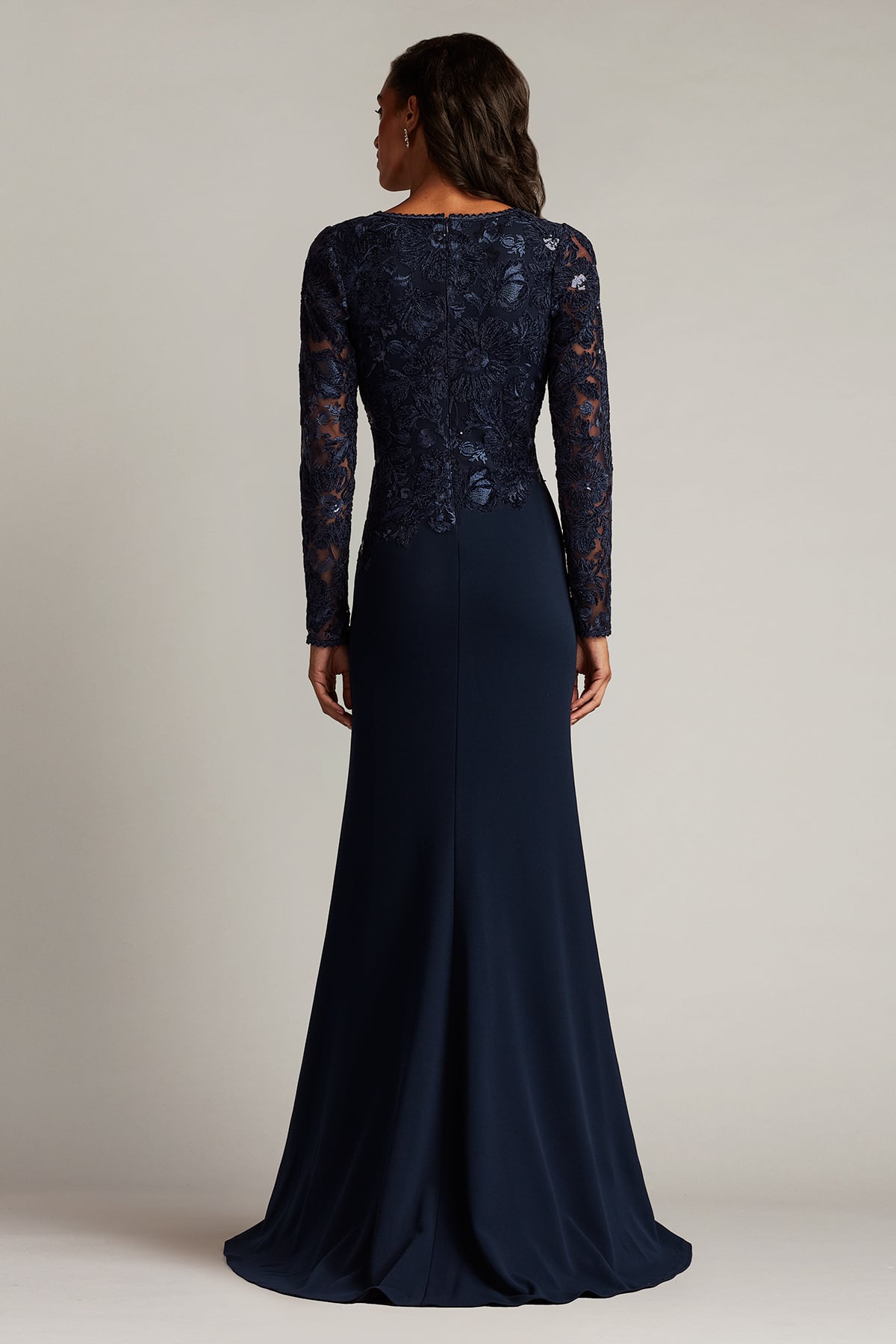 Mother of the Bride Dresses Long Sleeve Formal Mother of the Bride Dress Navy