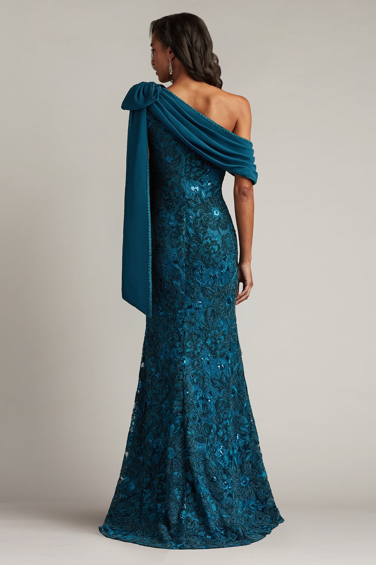 Formal Dresses Long Sequin Lace Formal Dress Cerulean