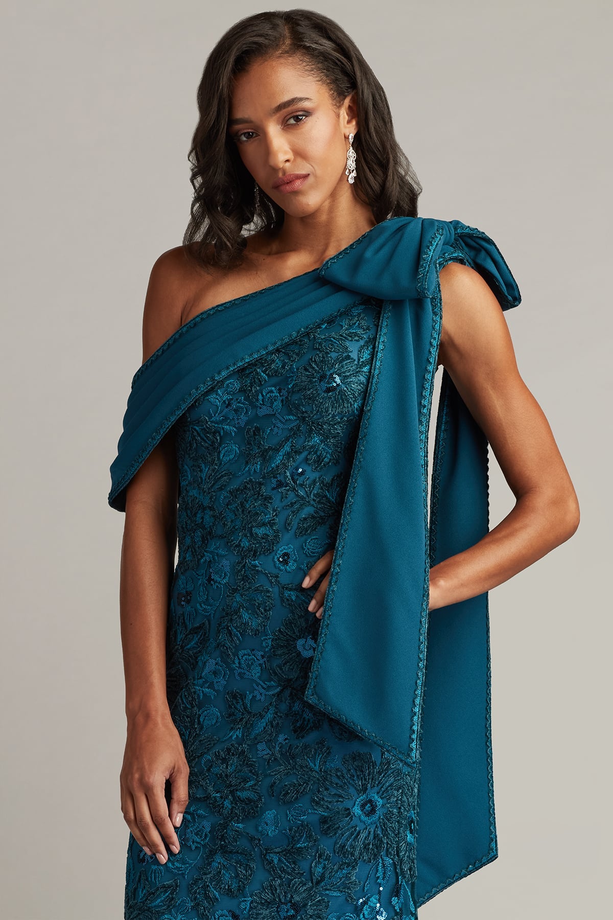 Formal Dresses Long Sequin Lace Formal Dress Cerulean