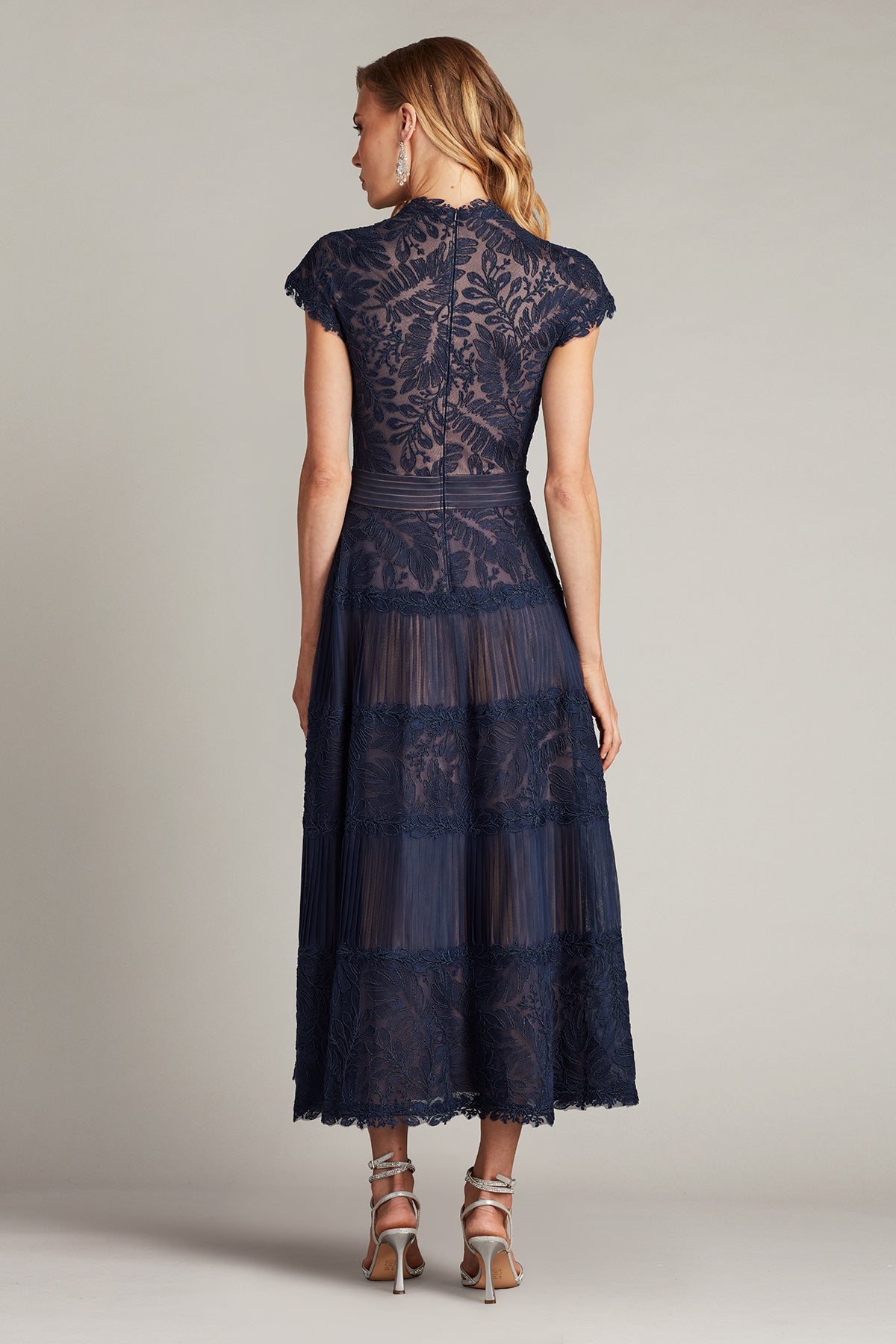 Homecoming Dresses Short Cocktail Tea Length Dress Navy/Nude