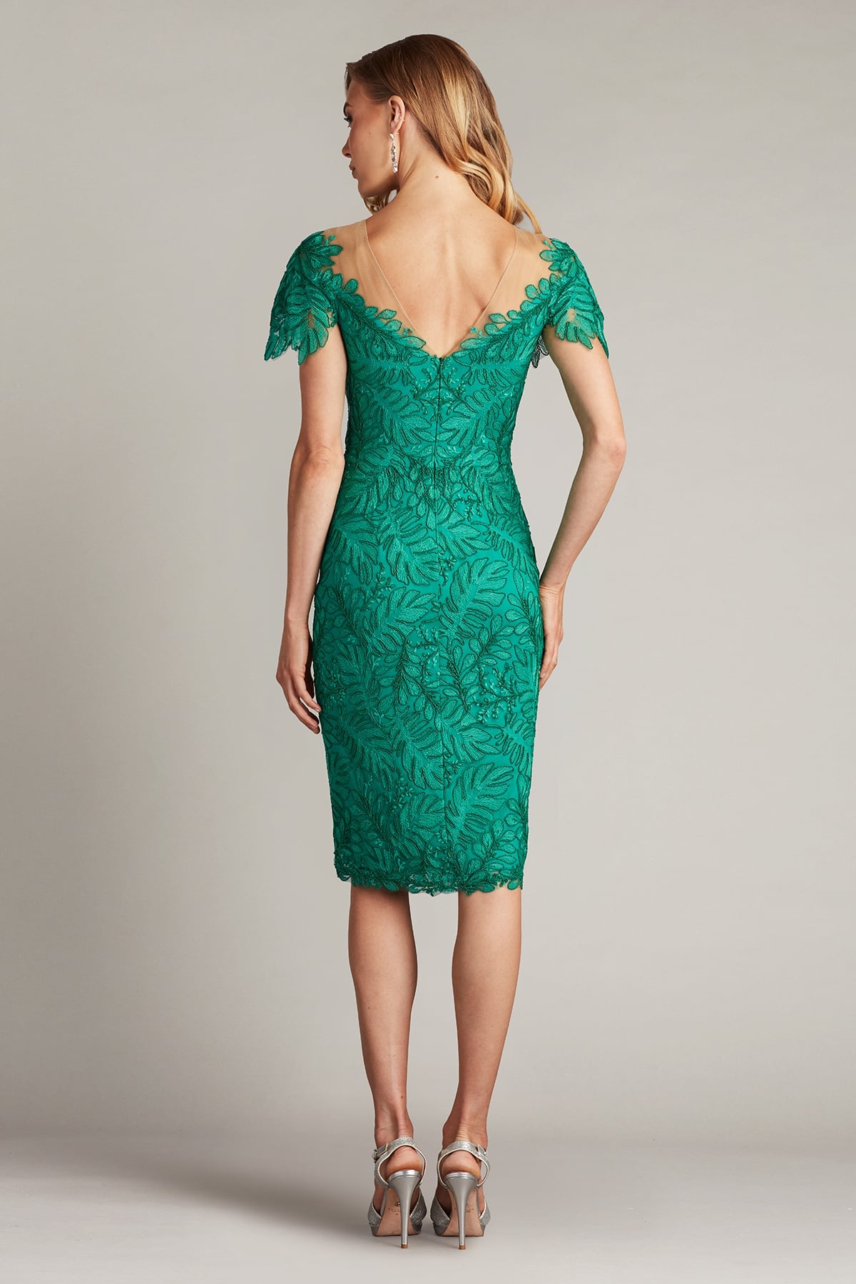 Cocktail Dresses Short Lace Cocktail Evening Dress Emerald
