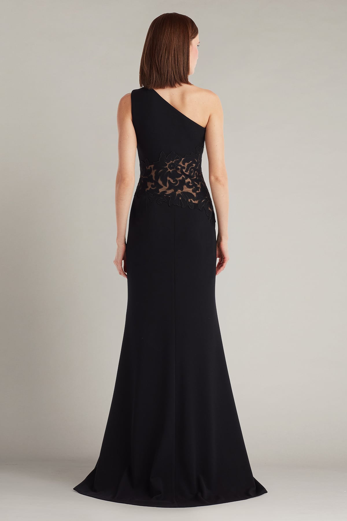 Formal Dresses Long Formal Lace Prom Dress Black/Nude