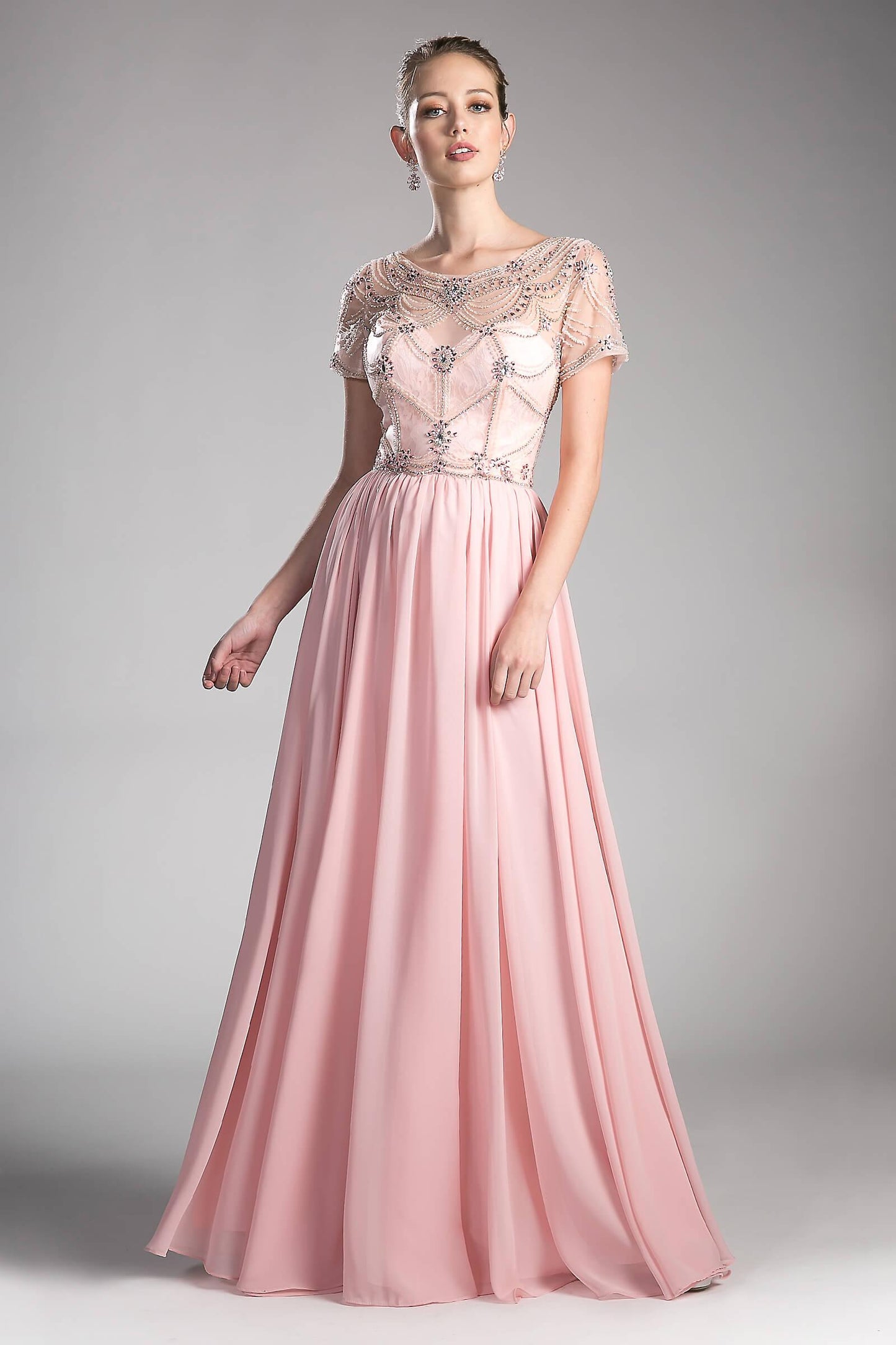 Long Dress Formal Evening Gown - The Dress Outlet Cinderella Divine