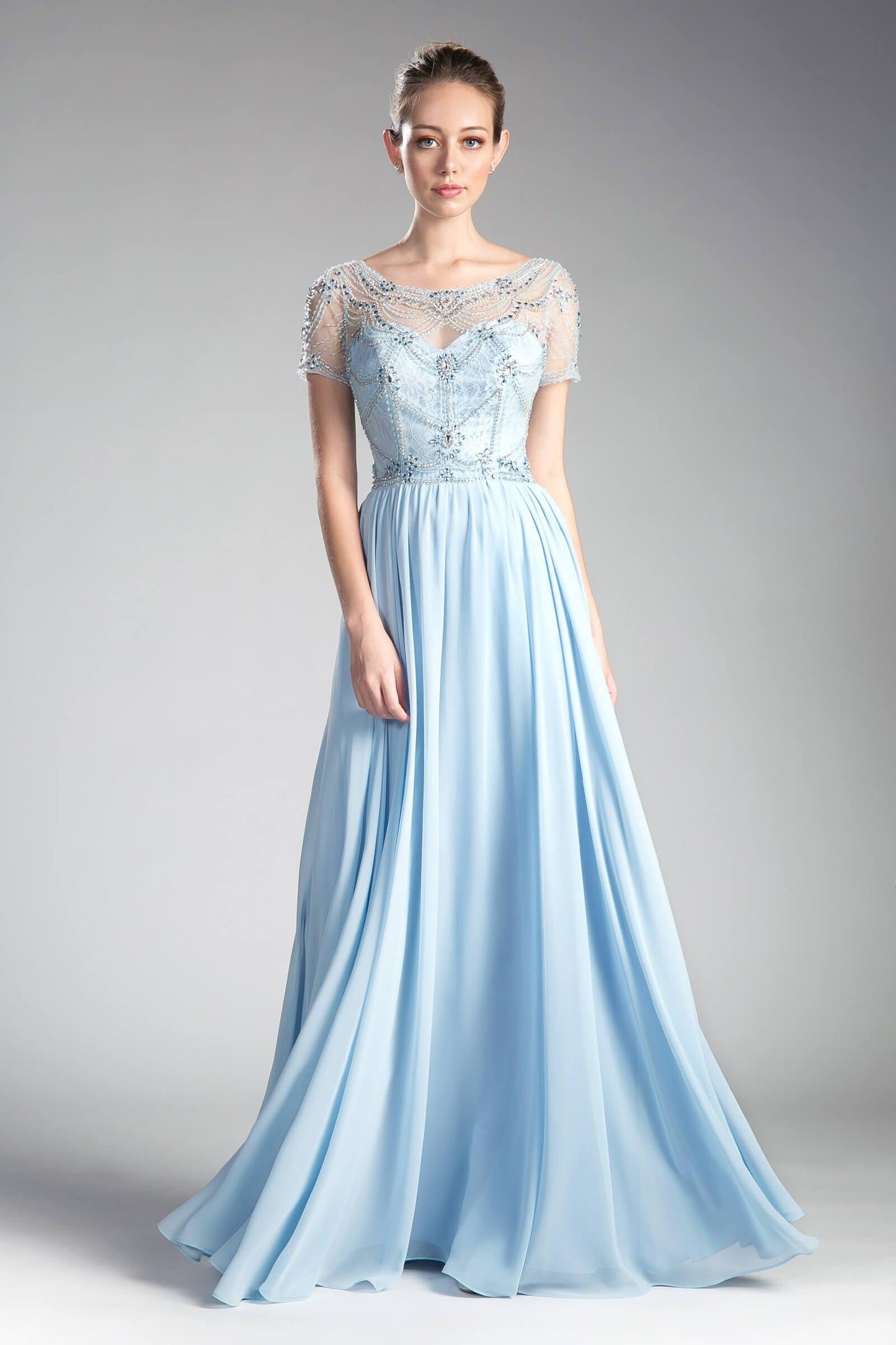 Long Dress Formal Evening Gown - The Dress Outlet Cinderella Divine