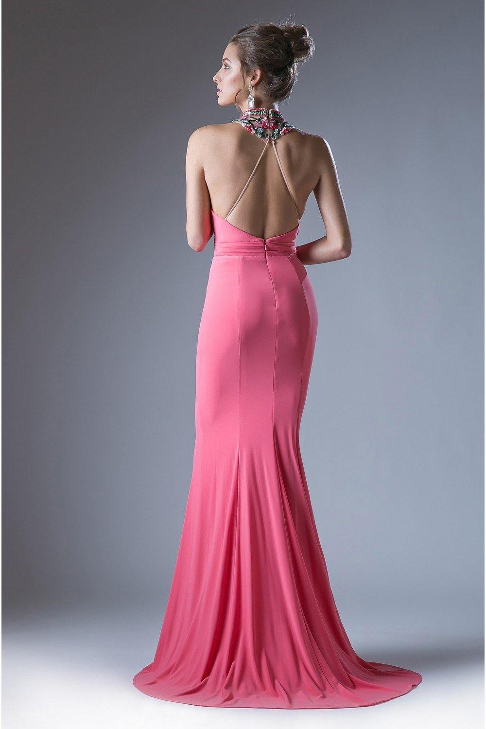 Prom Long Fitted Dress - The Dress Outlet