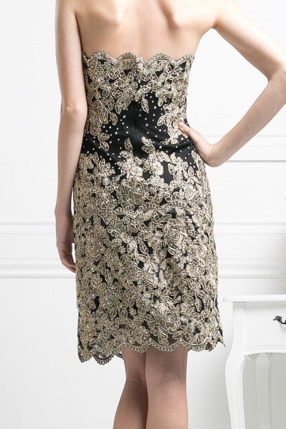 Sexy Strapless Short Cocktail Dress - The Dress Outlet Cinderella Divine