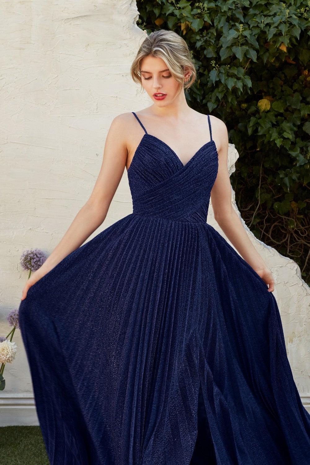 Sexy Long Prom Dress with High Slit - The Dress Outlet Cinderella Divine