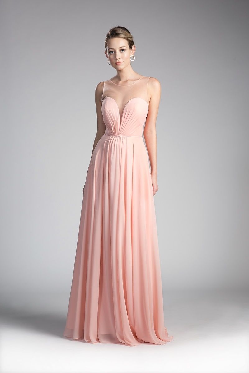 Prom Dresses Long Prom A Line Formal Dress Lt Peach