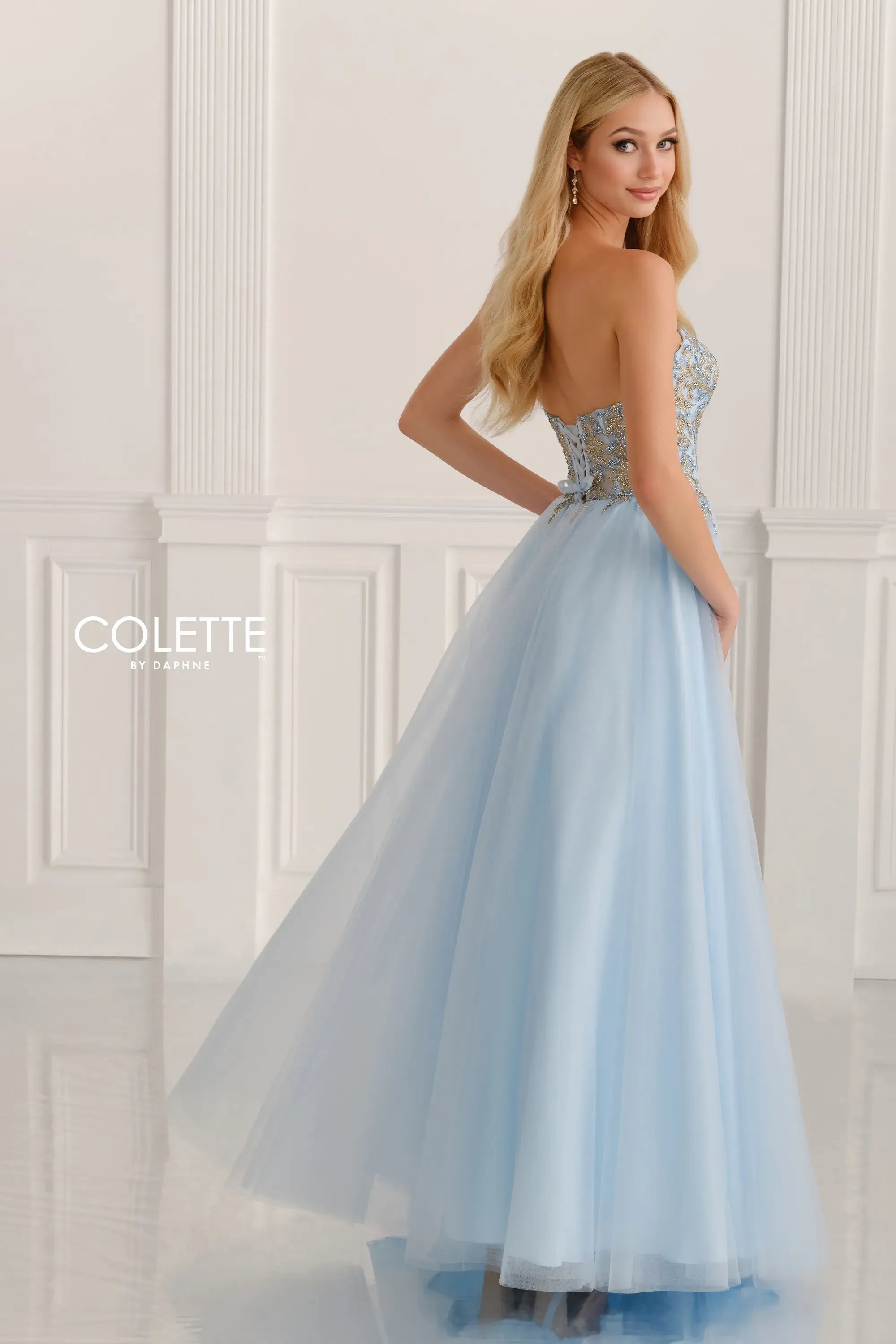 Prom Dresses A Line Glitter Formal Long Prom Dress Blue