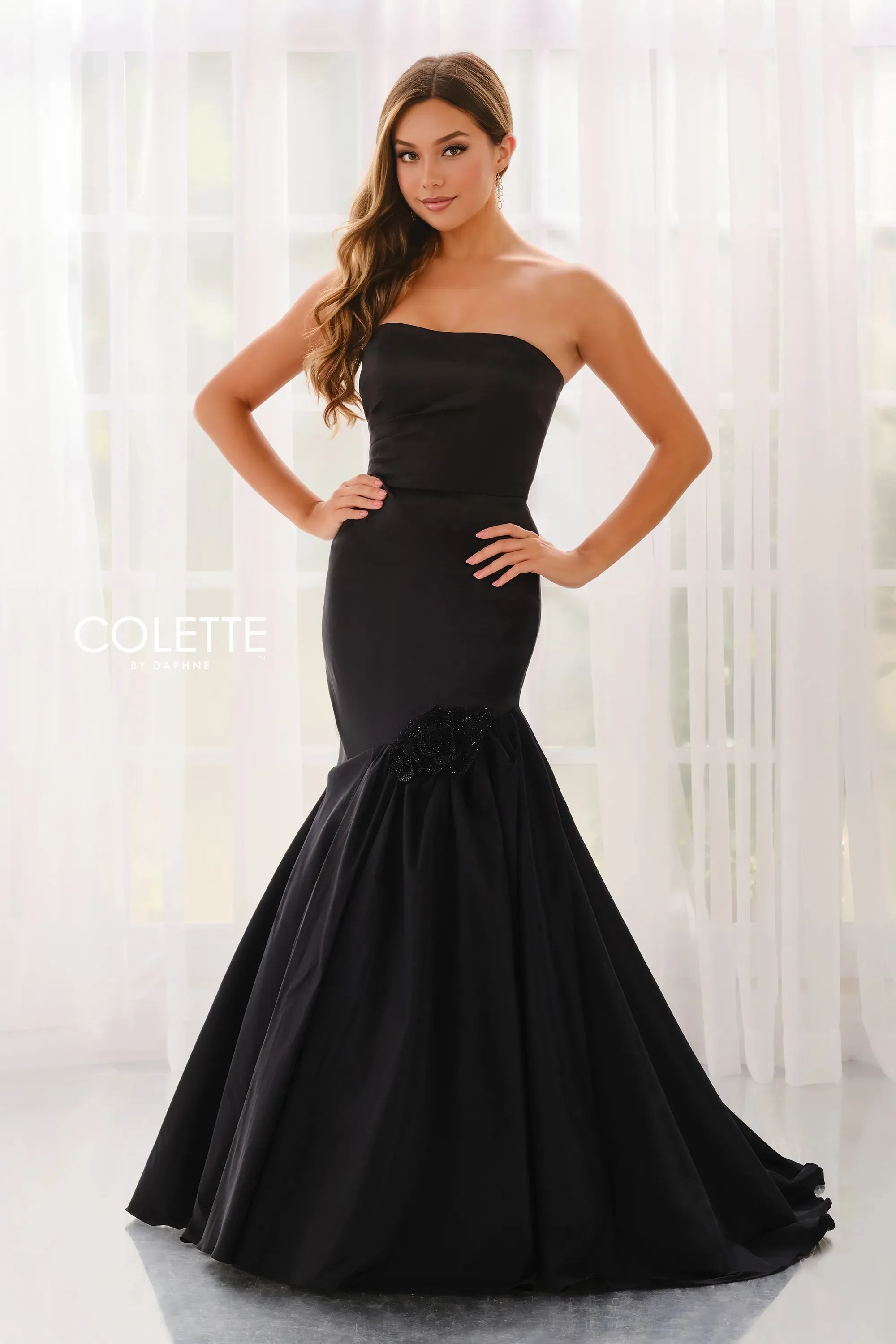 Prom Dresses Formal Mermaid Long Evening Prom Dress Black