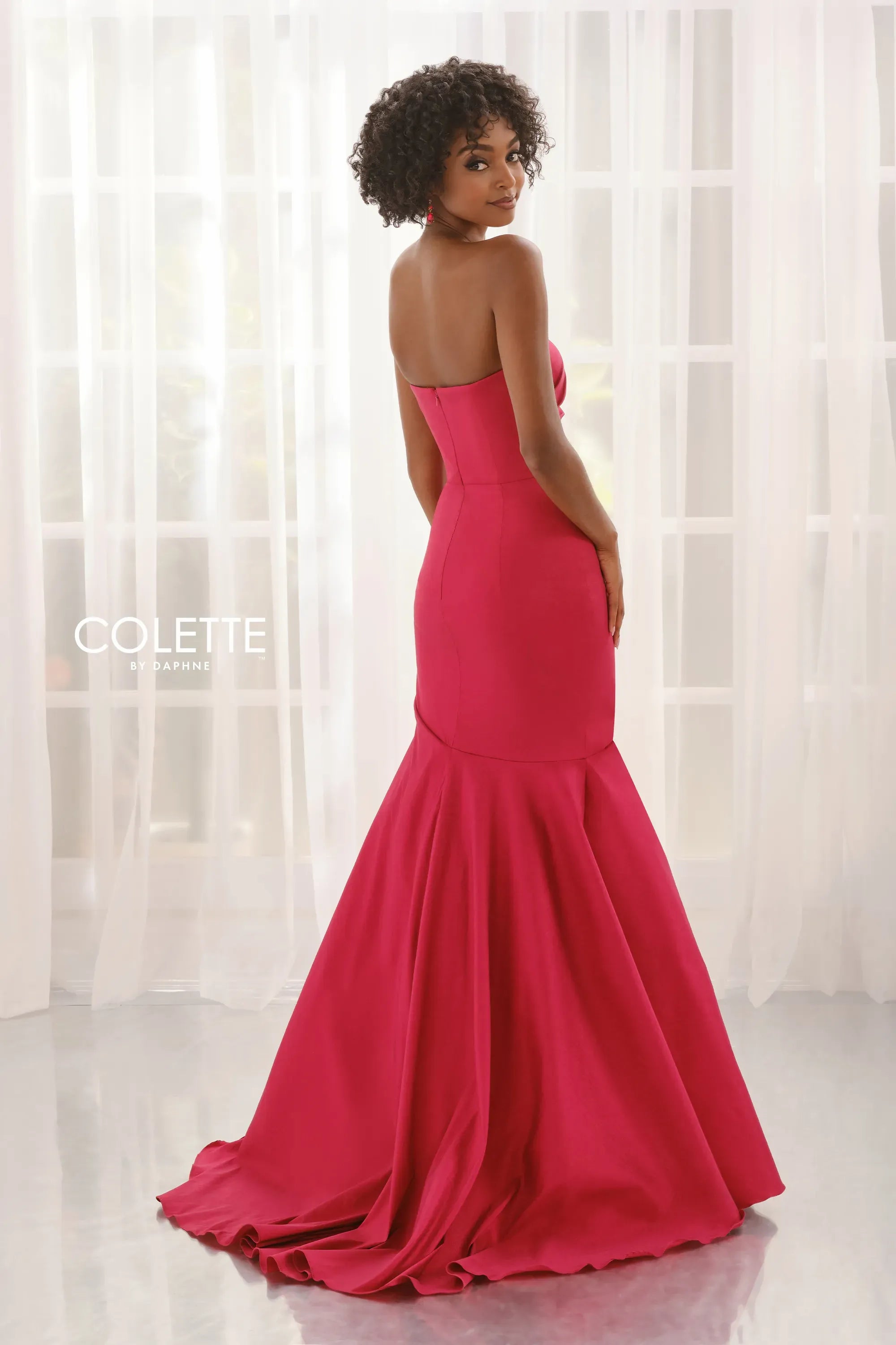 Prom Dresses Formal Mermaid Long Evening Prom Dress Scarlet