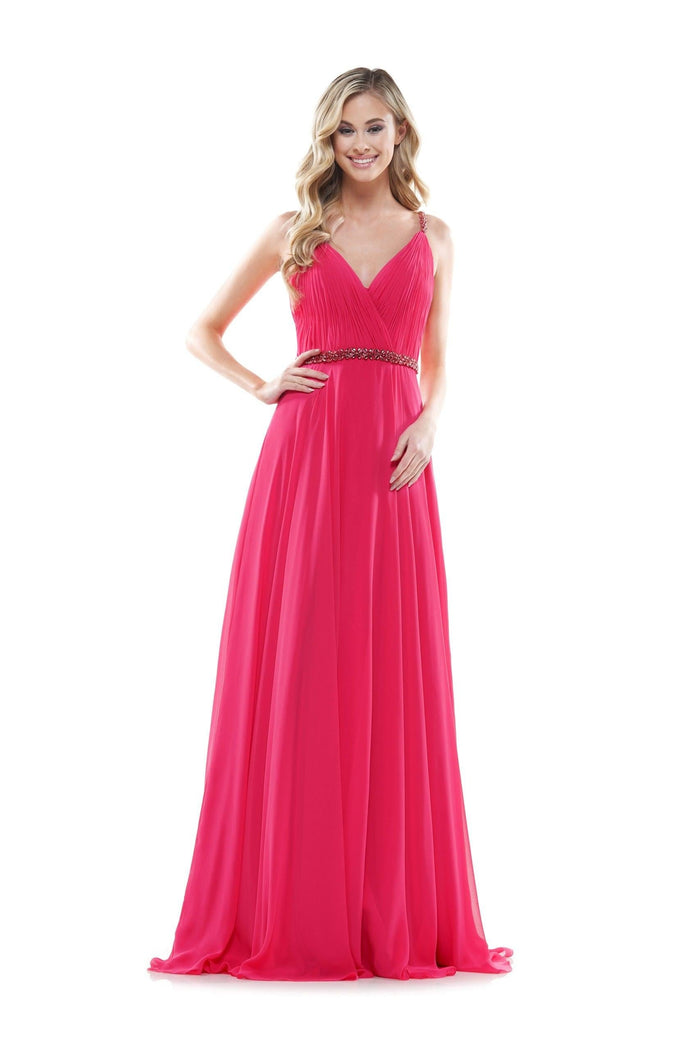 Colors Long Formal Chiffon Prom Dress 2502 - The Dress Outlet