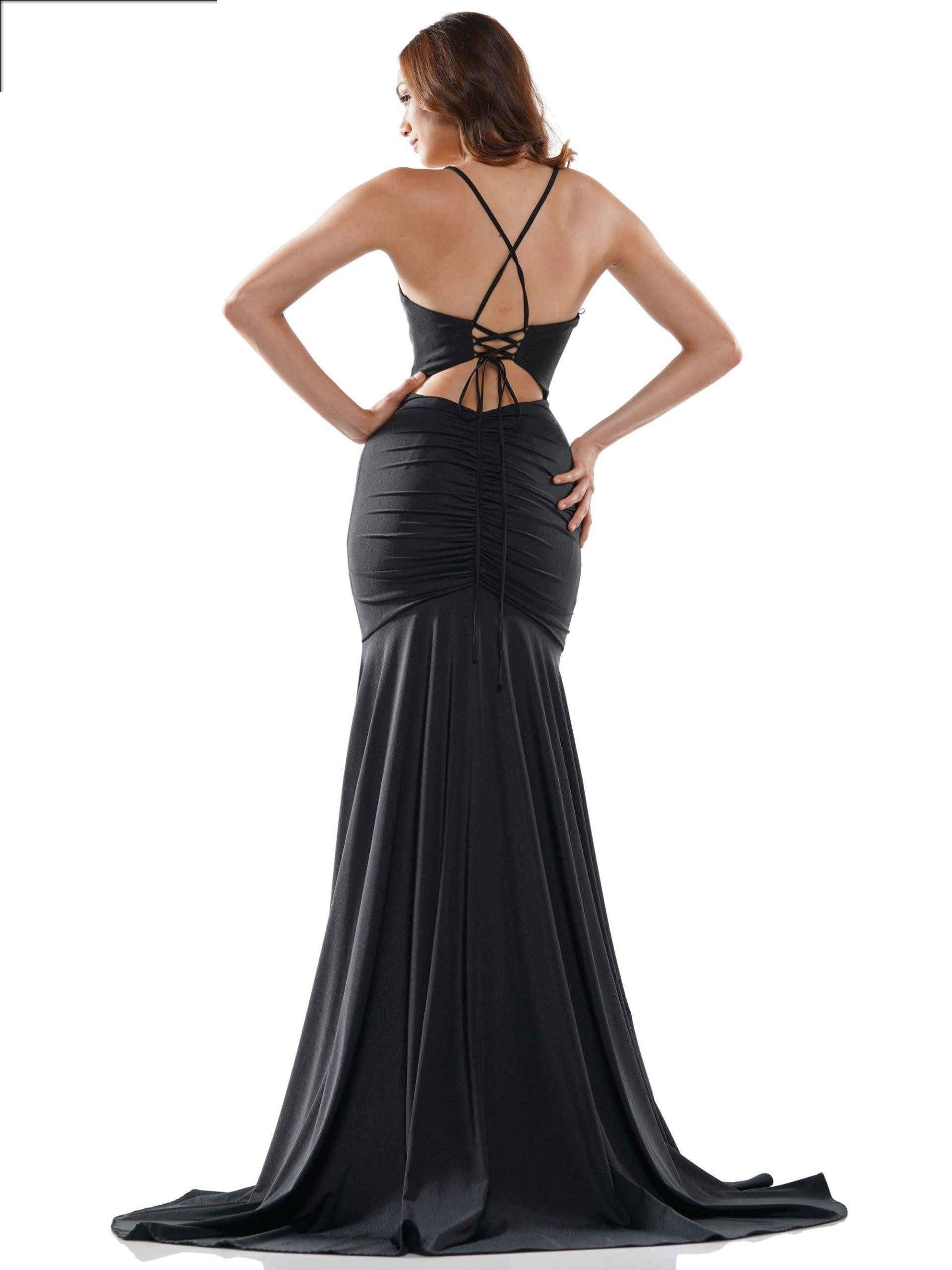 Colors Long Formal Fitted Prom Dress 2486 - The Dress Outlet