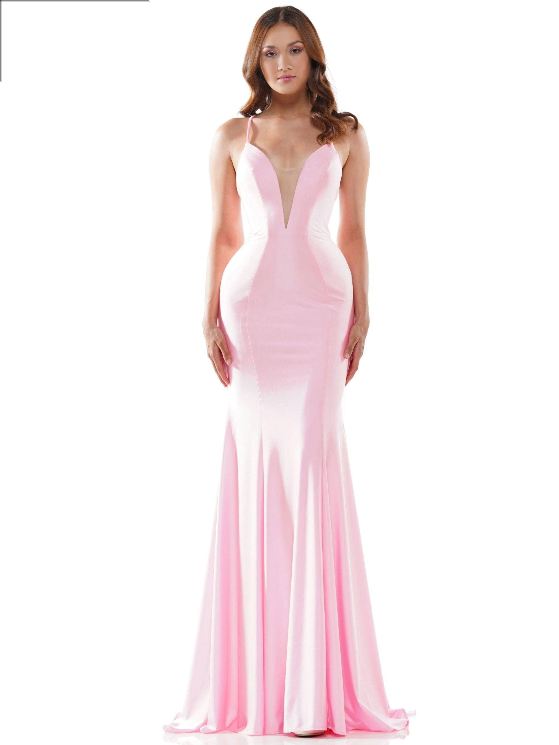 Colors Long Formal Fitted Prom Dress 2486 - The Dress Outlet