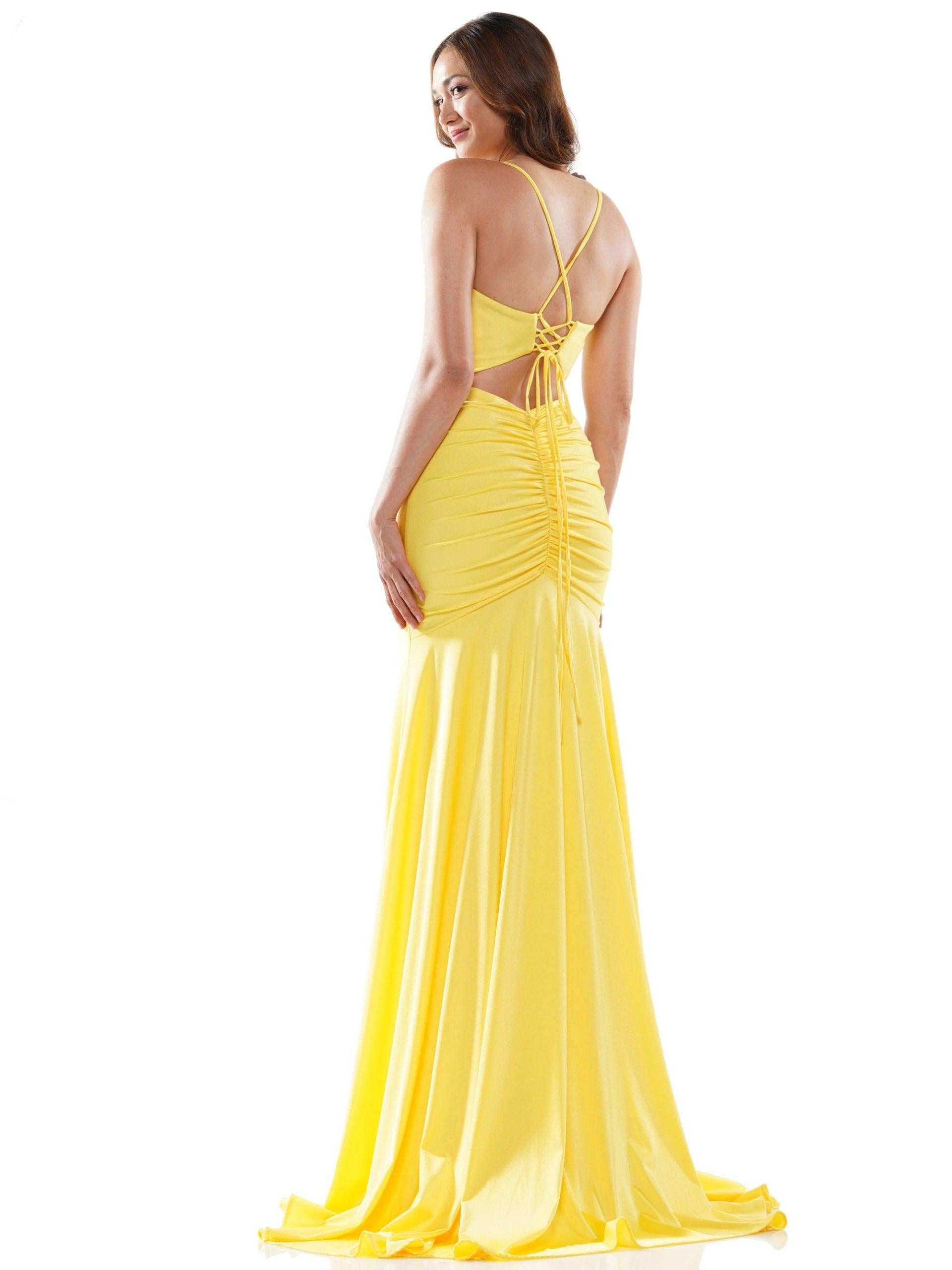 Colors Long Formal Fitted Prom Dress 2486 - The Dress Outlet