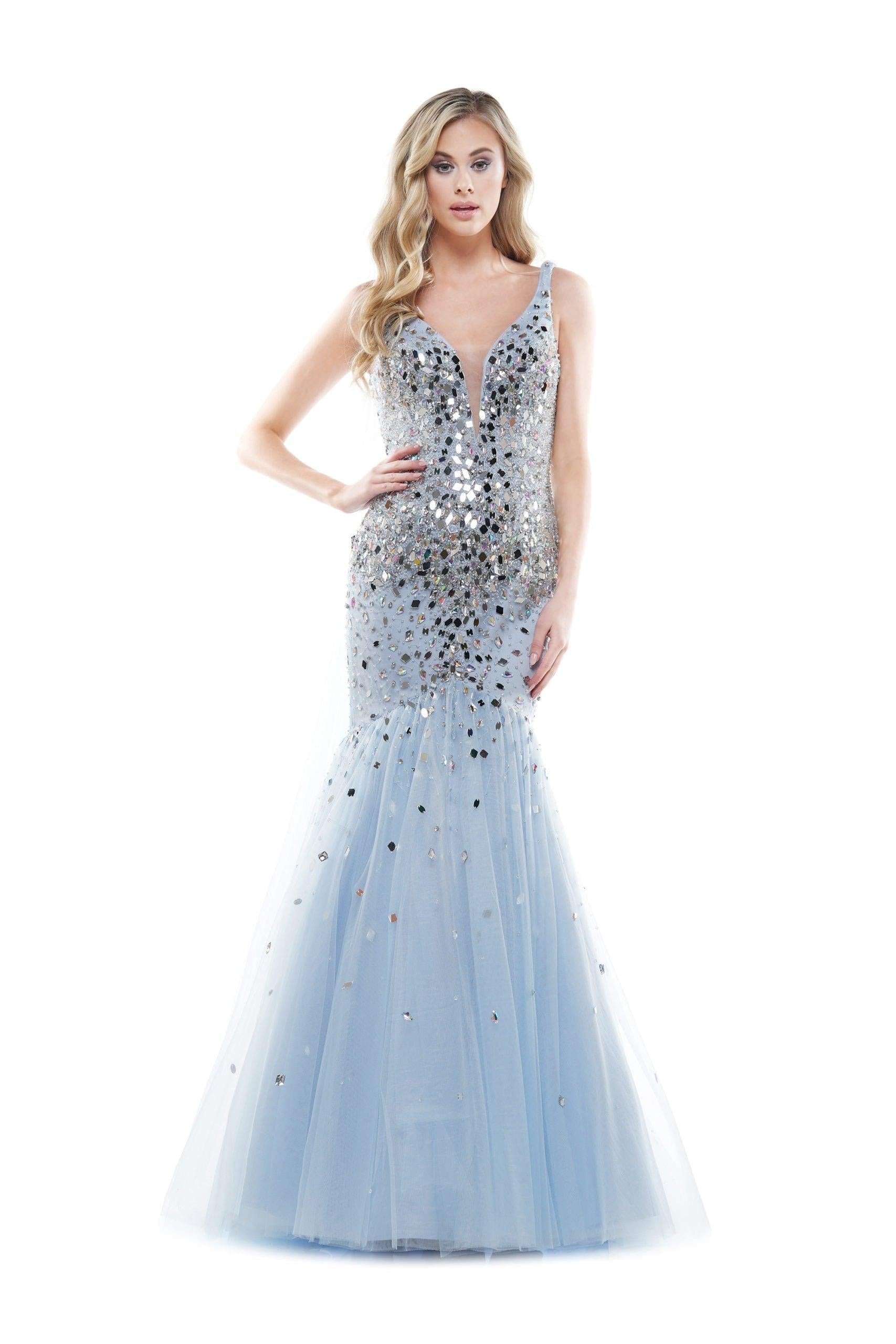 Colors Long Formal Mermaid Prom Dress 2608 - The Dress Outlet