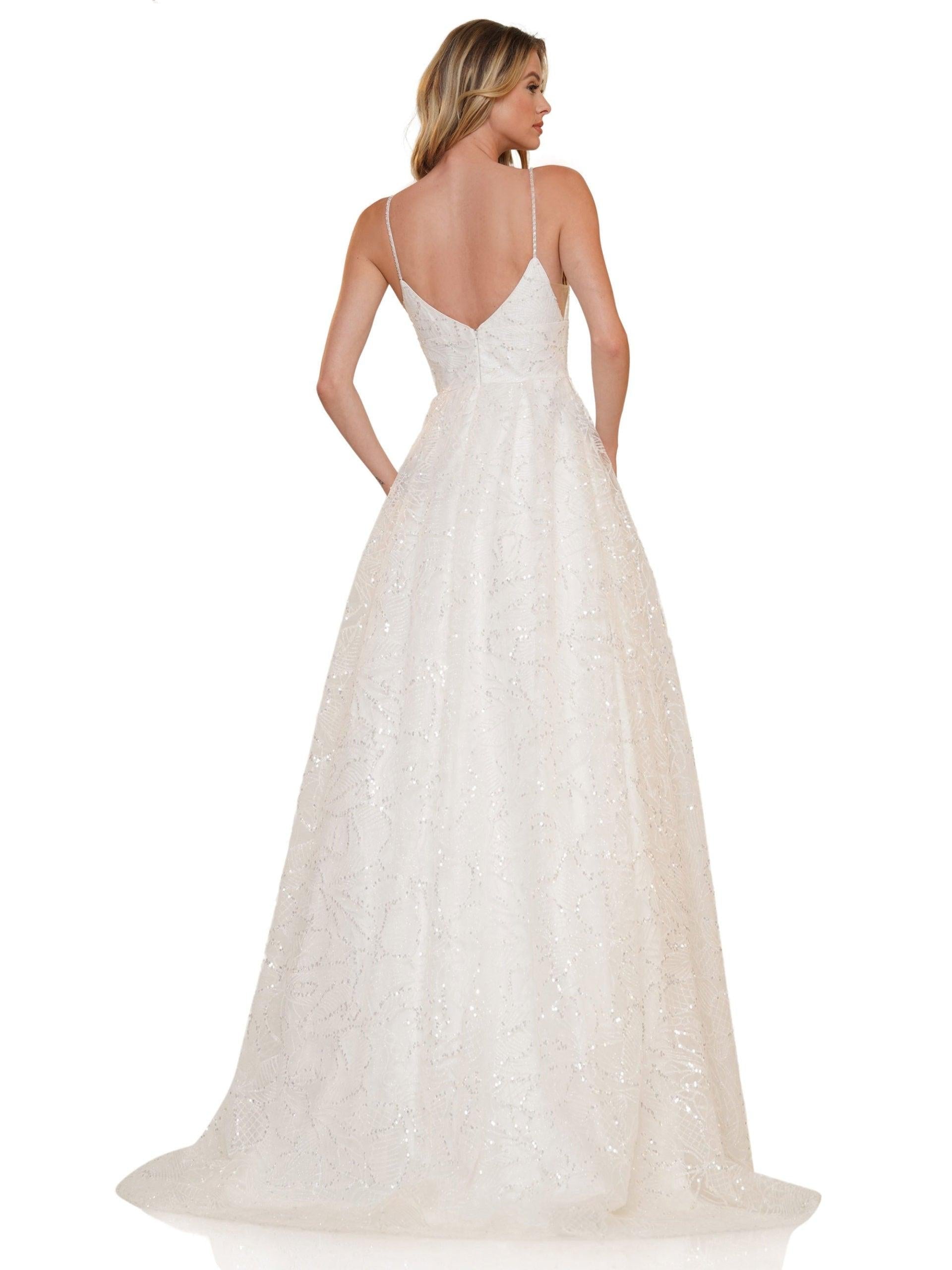 Colors Long Spaghetti Strap Prom Ball Gown 2687 - The Dress Outlet