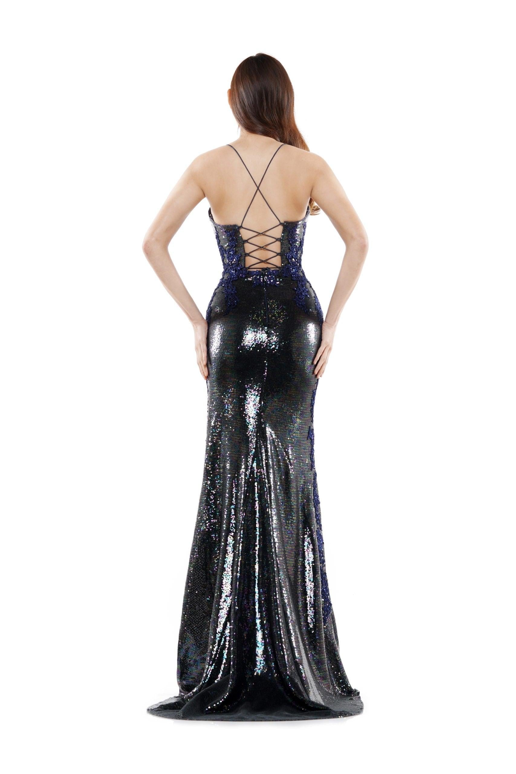 Colors Long Spaghetti Strap Sexy Prom Dress 2519 - The Dress Outlet