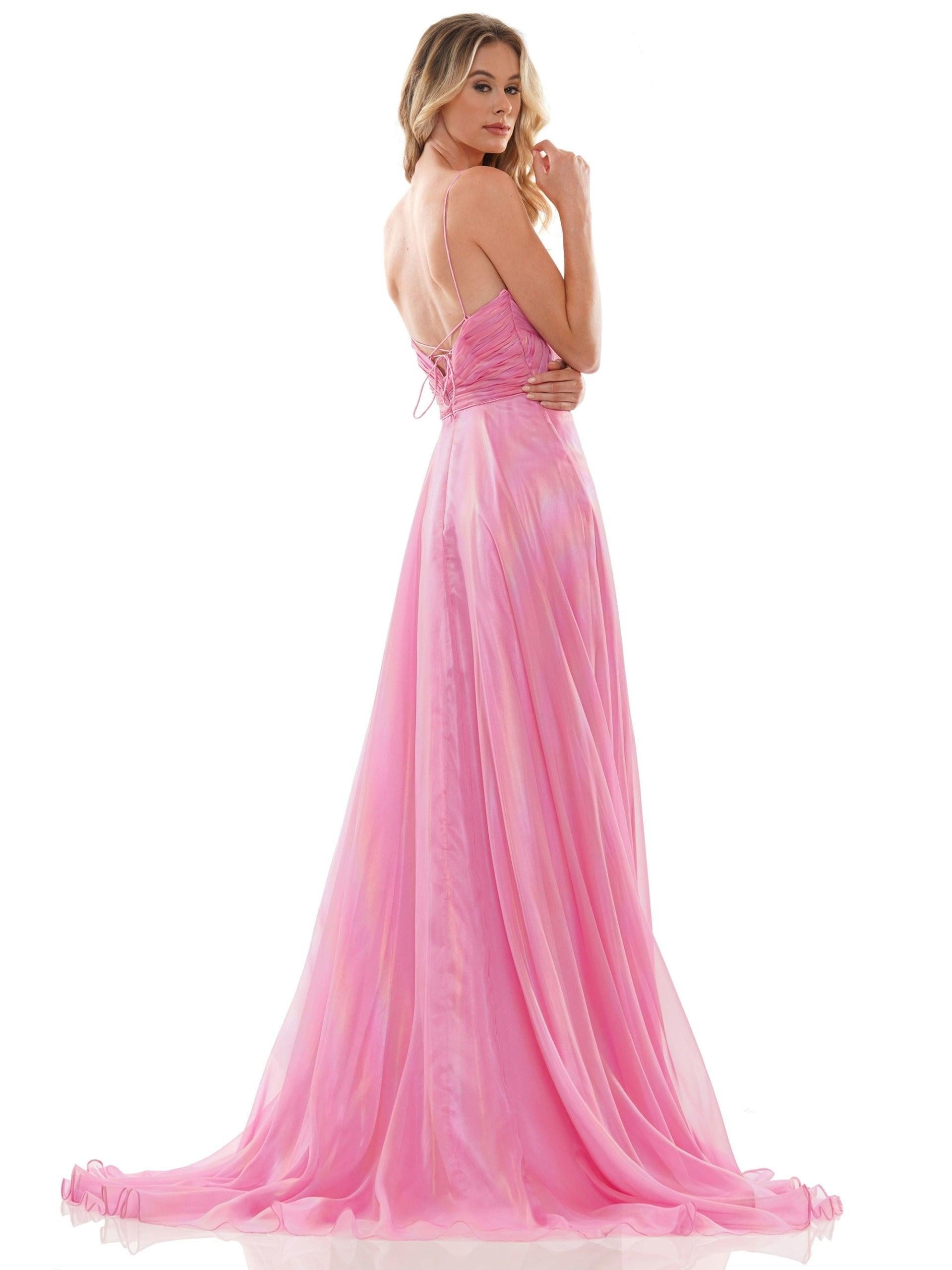 Colors Long Spaghetti Strap Sexy Prom Dress 2765 - The Dress Outlet