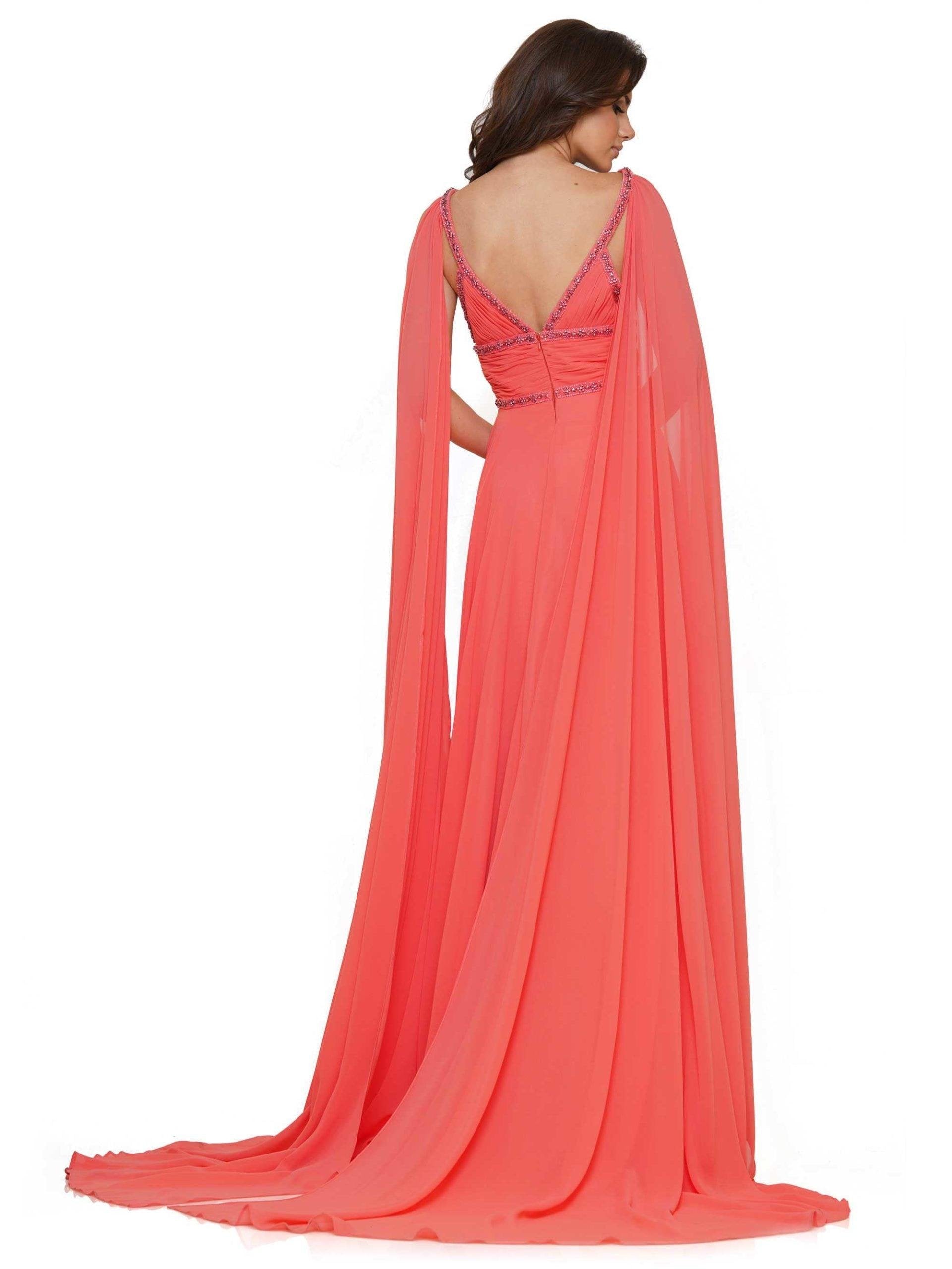 Colors Prom Long Formal Beaded Chiffon Dress 2699 - The Dress Outlet