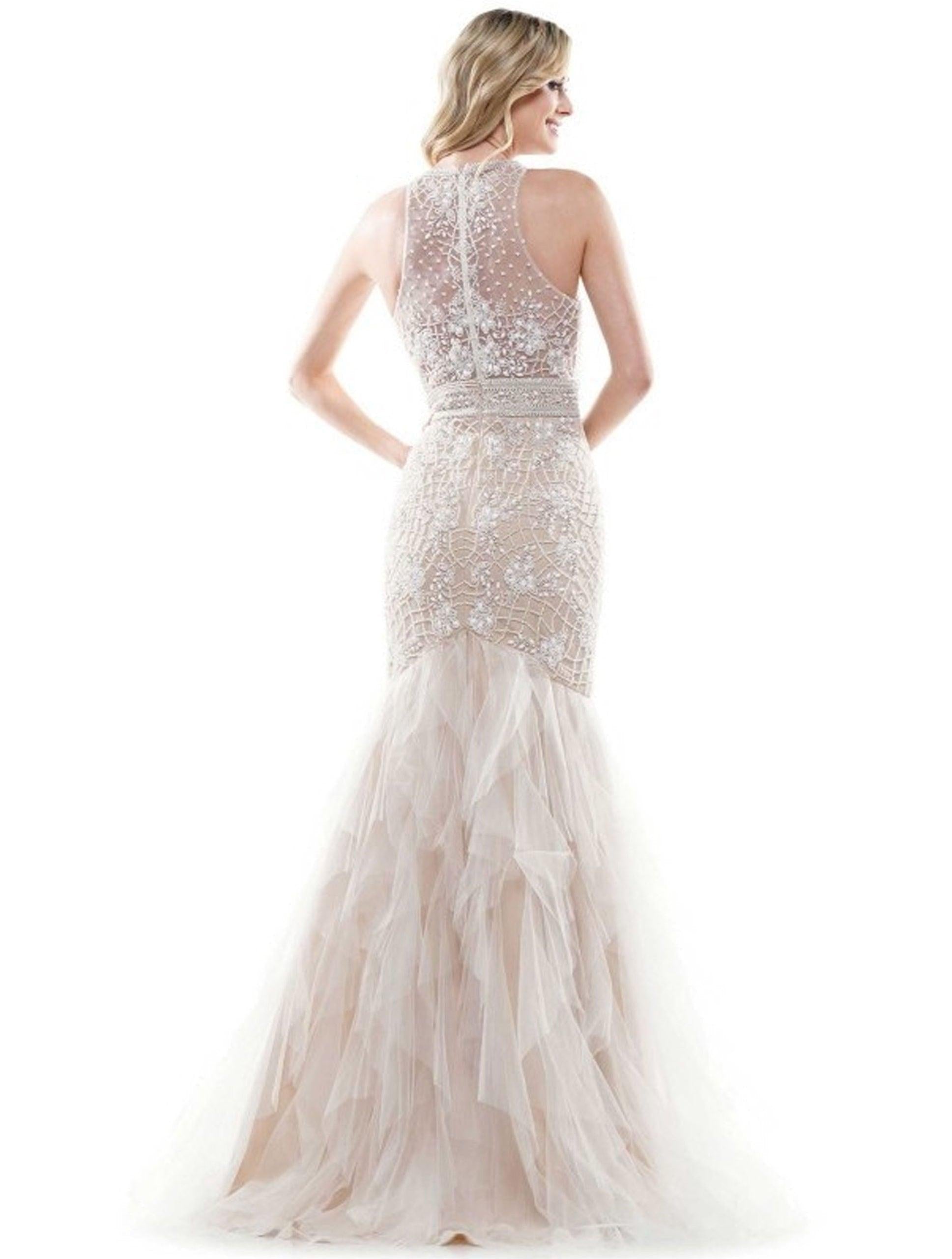 Colors Prom Long Formal Beaded Dress 2758 - The Dress Outlet