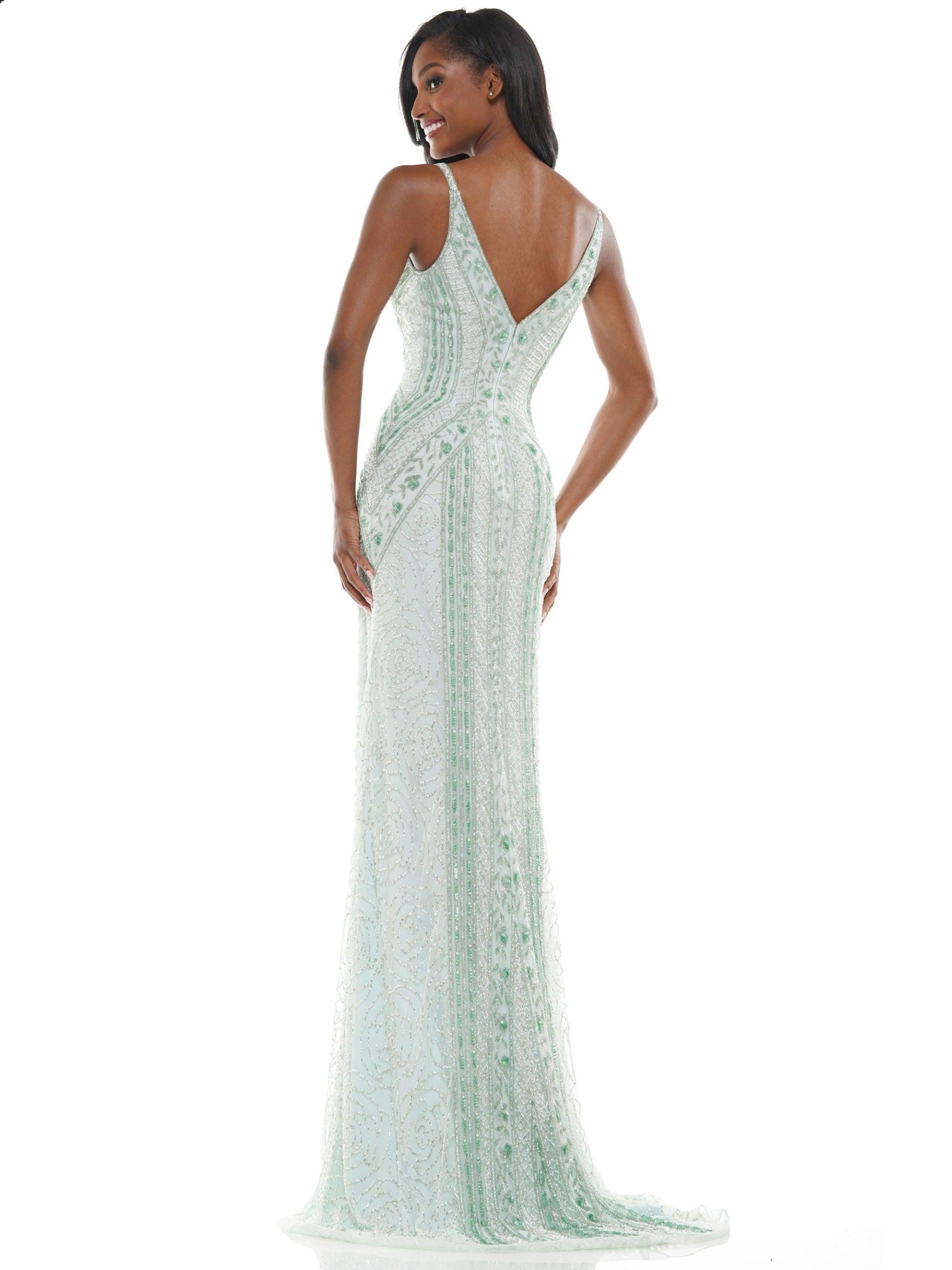 Colors Prom Long Formal Fitted Dress 108 - The Dress Outlet