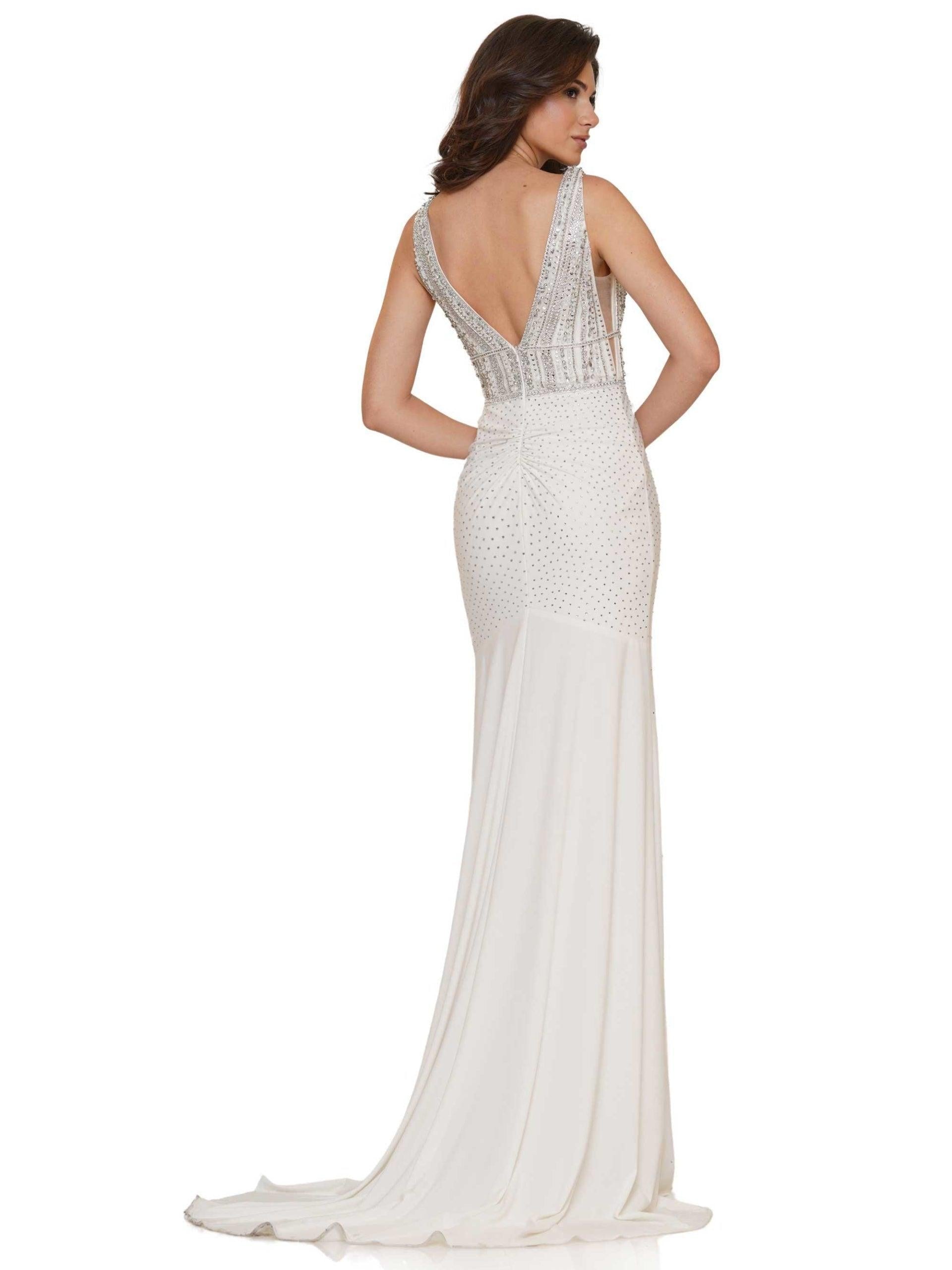 Colors Prom Long Sleeveless Formal Dress 2716 - The Dress Outlet