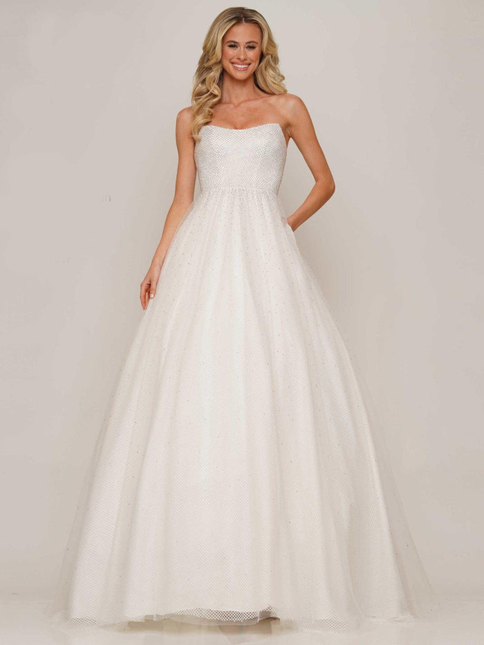 Colors Prom Long Strapless Dress 2939 - The Dress Outlet