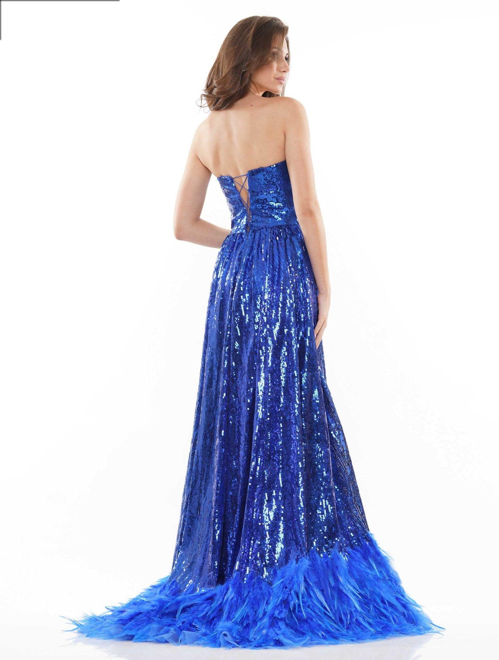 Colors Prom Long Strapless Formal Dress 2775 - The Dress Outlet