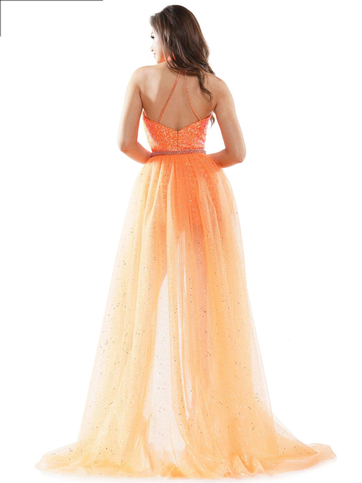 Colors Prom Short Romper Skirt Overlay 2599 - The Dress Outlet