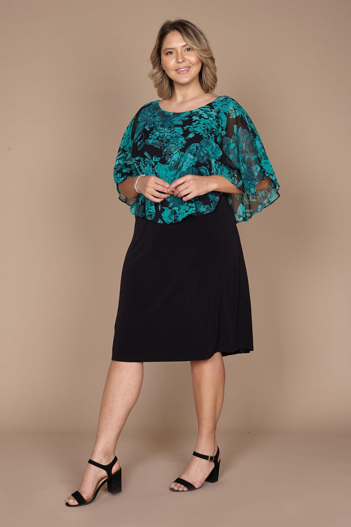 Connected Apparel Formal Short Dress - The Dress Outlet