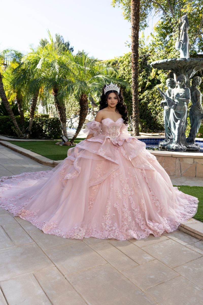 Sweetheart Floor-Length Tulle Prom Ball Gown May Queen LK289