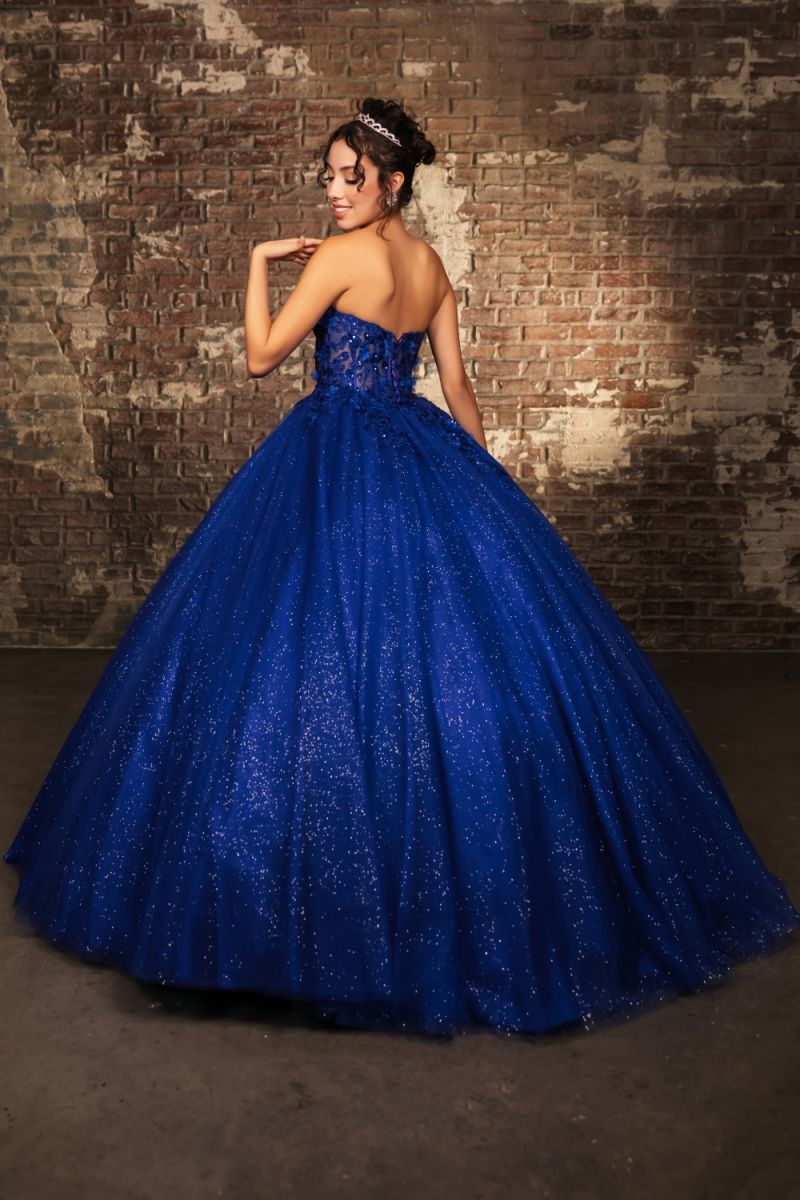 Sweetheart Floor-Length Tulle Quinceañera Ball Gown May Queen LK243