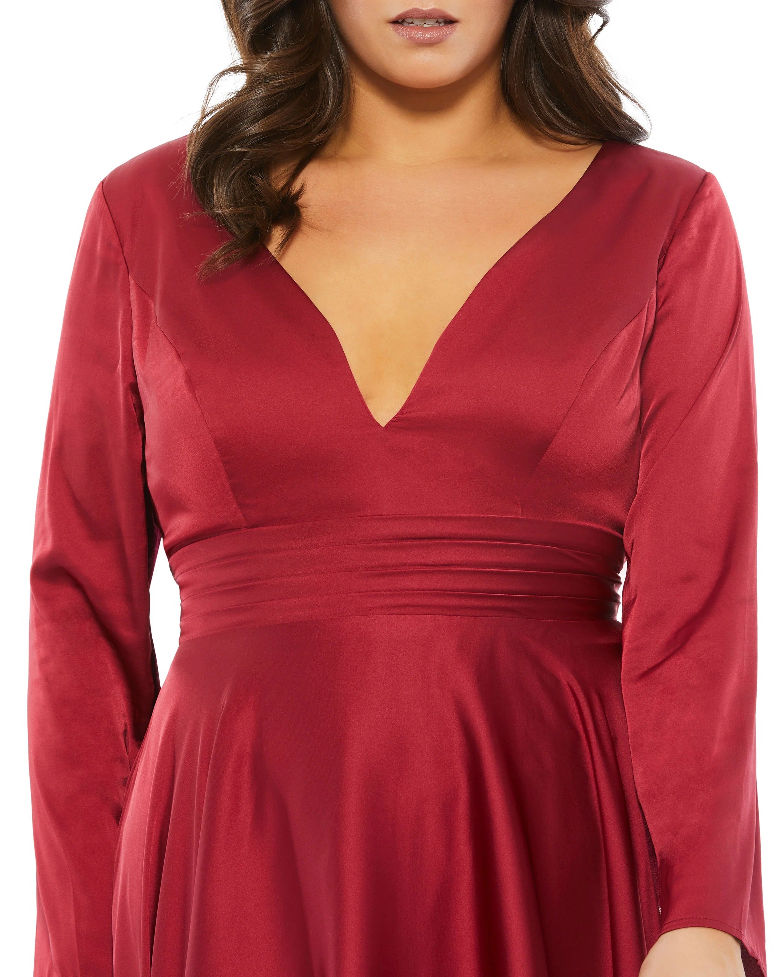 Fabulouss Long Sleeve Formal Midi Length Dress Long Sleeves & Midi Length Mac Duggal 67907